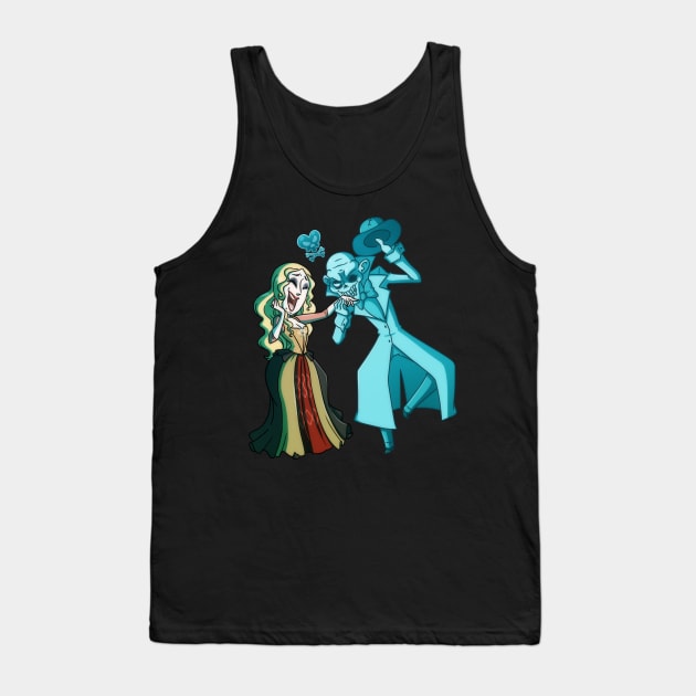 Hocus Mansion: Ezra X Sarah Tank Top by DrCrafty